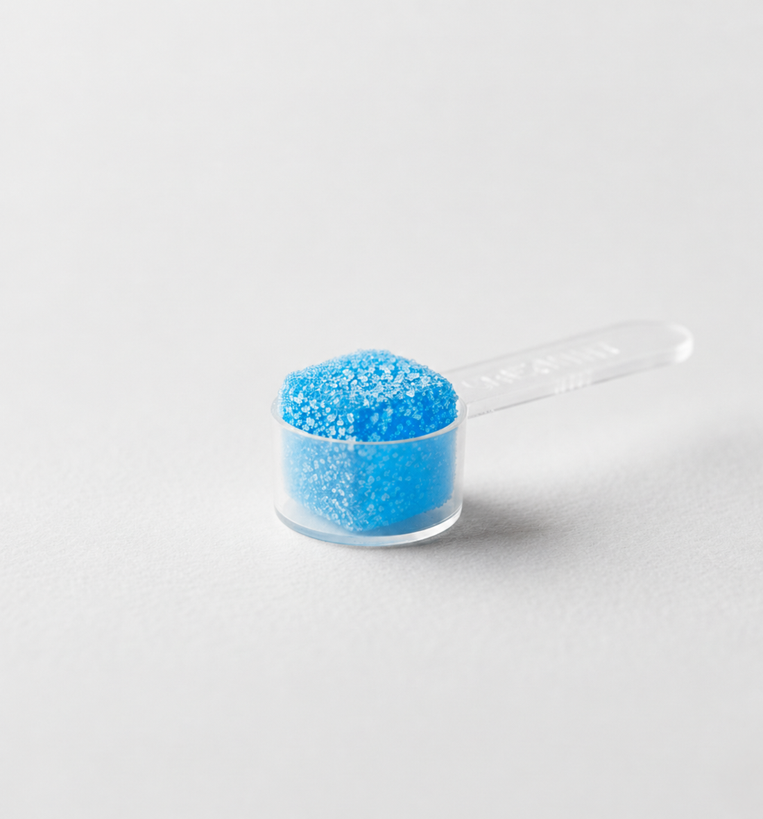 The same serve, as a gummy in a measuring scoop
